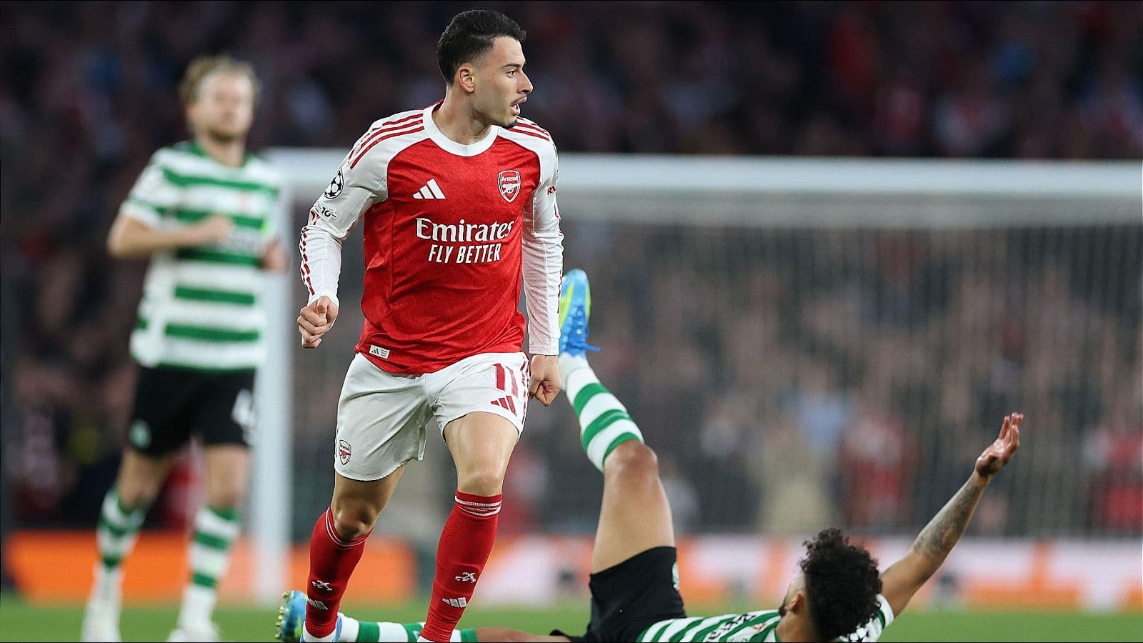 Gabriel Martinelli targets 'bigger prize' after Arsenal's European breakthrough